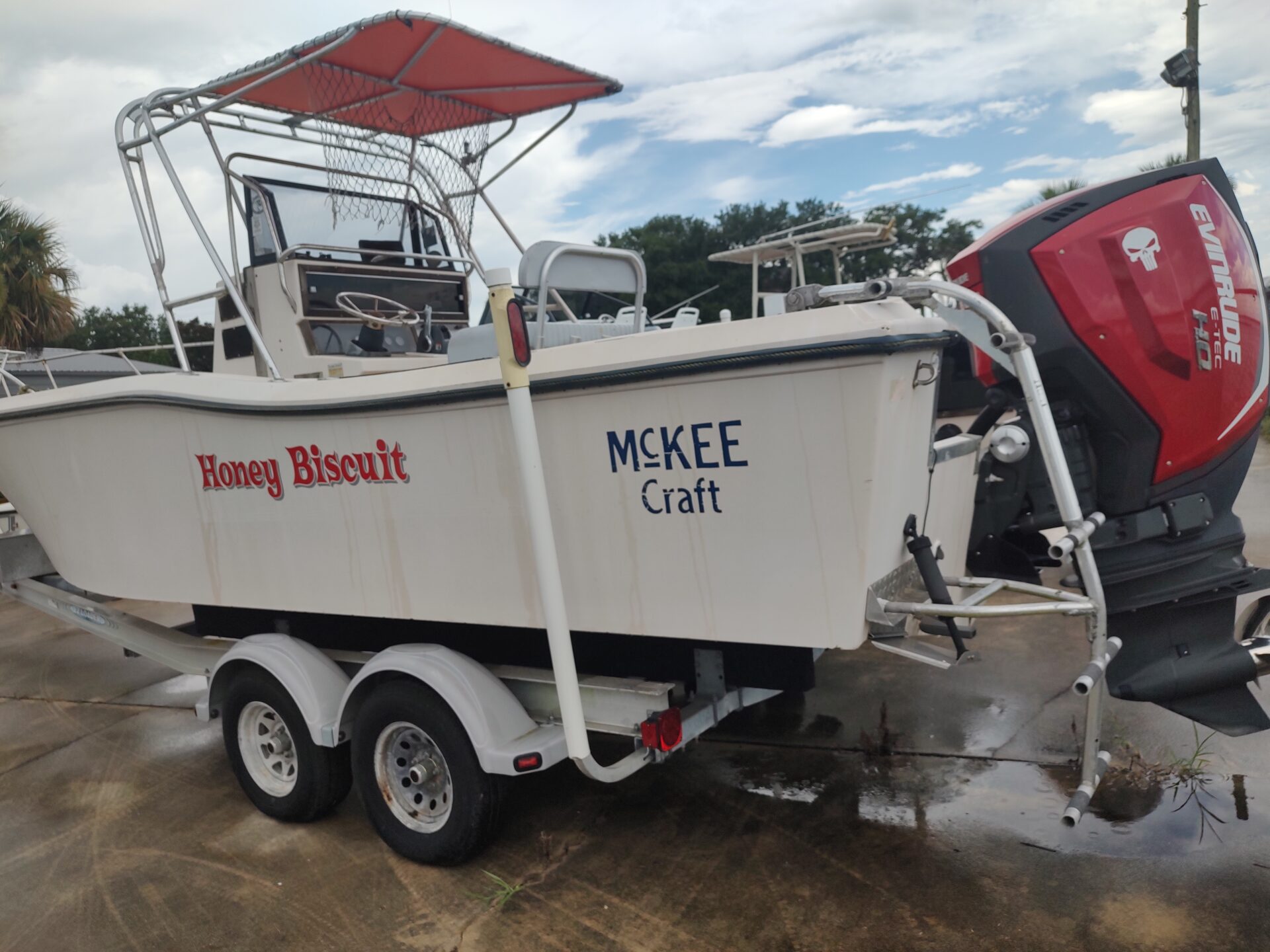 pre-owned mckee craft, honey biscuit, used fishing boats for sale